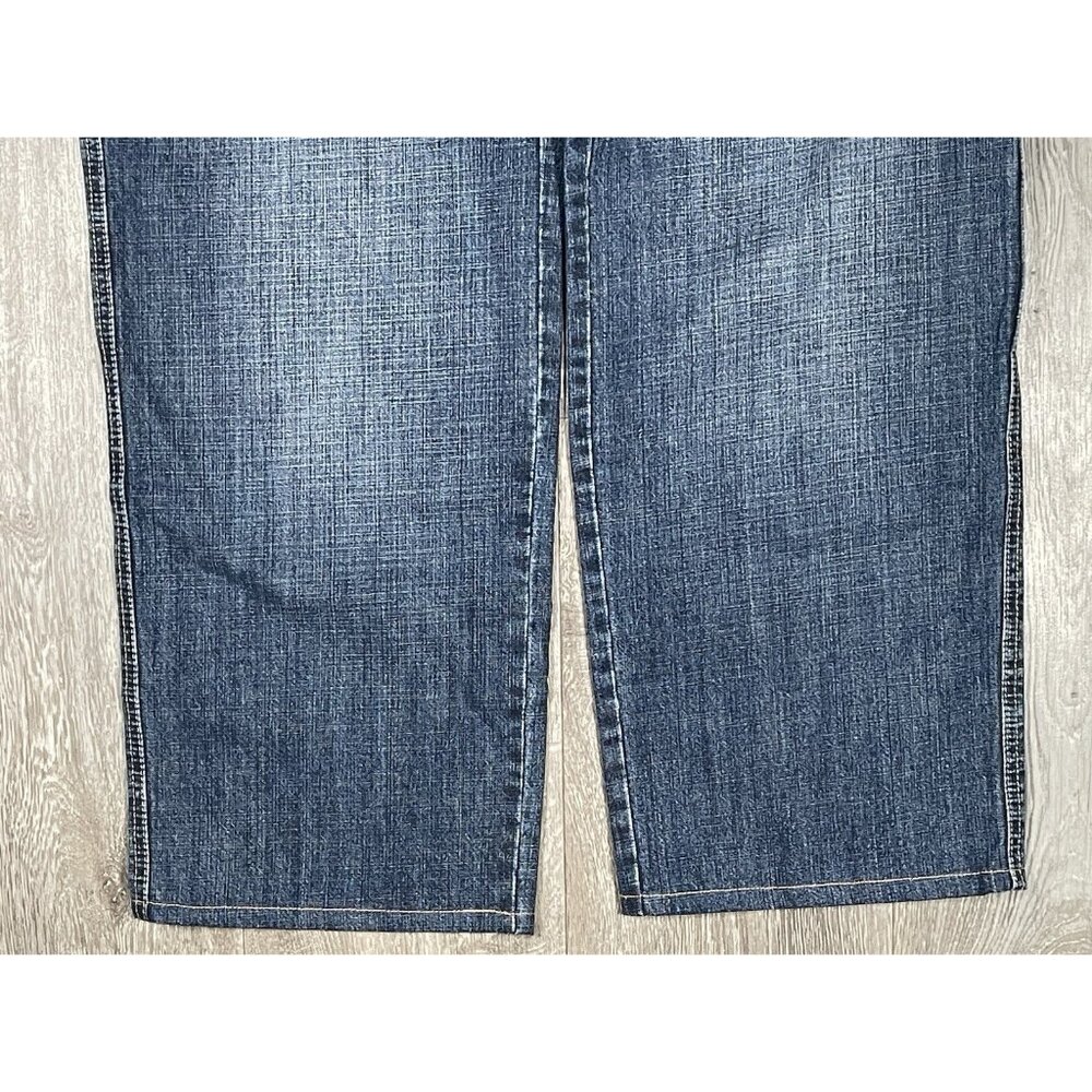 Vintage Marithe Francois Girbaud Wide Leg Baggy Denim Jeans - Men Size 34 X 29 - Picture 12 of 16